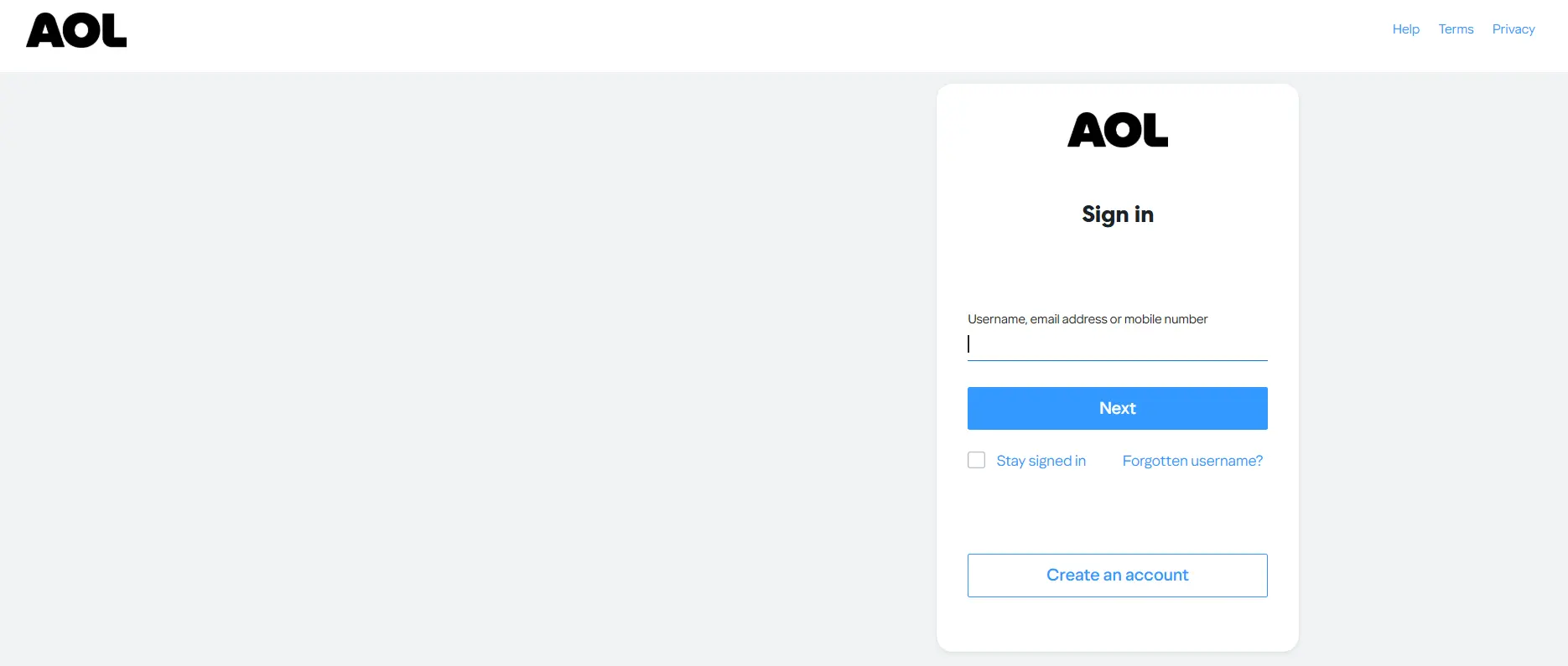 Image: AOL Mail