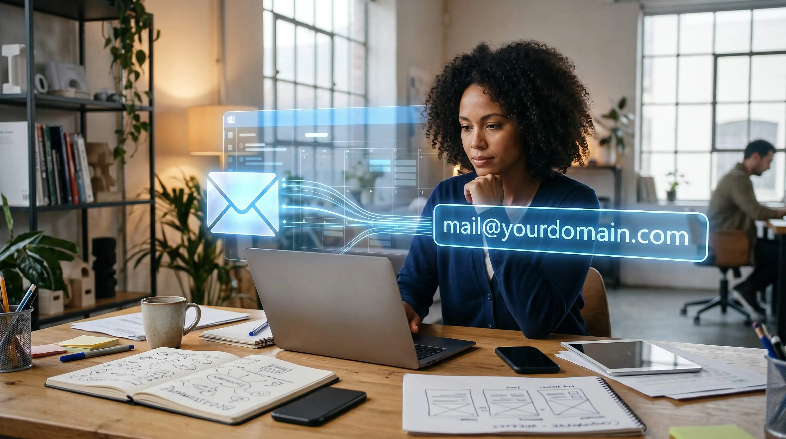 Image: How to use a custom domain with Outlook