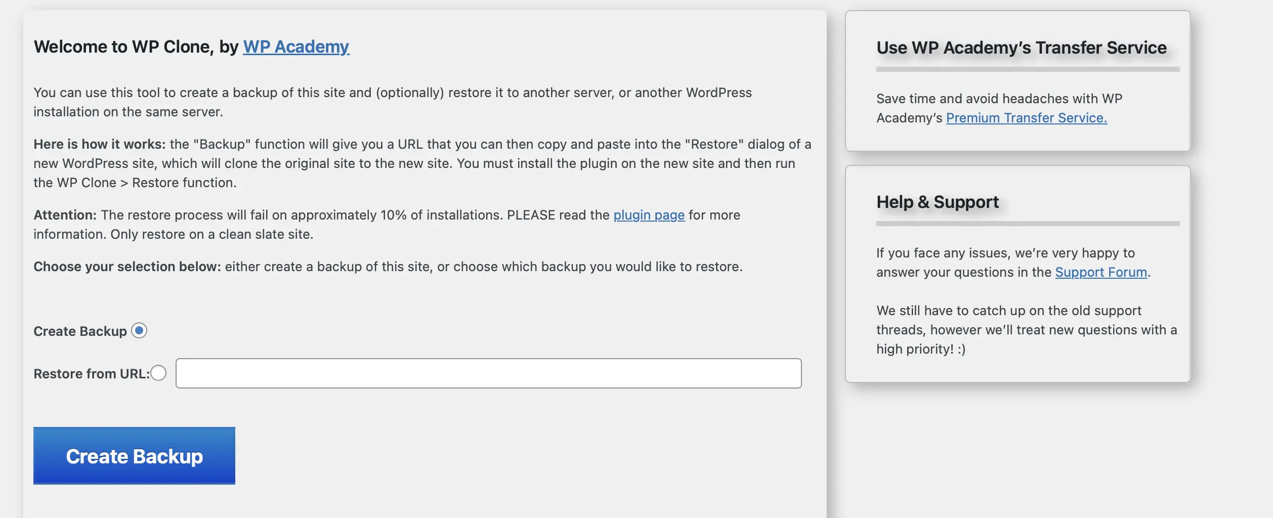 WordPress Clone screenshot Image: WordPress Clone screenshot