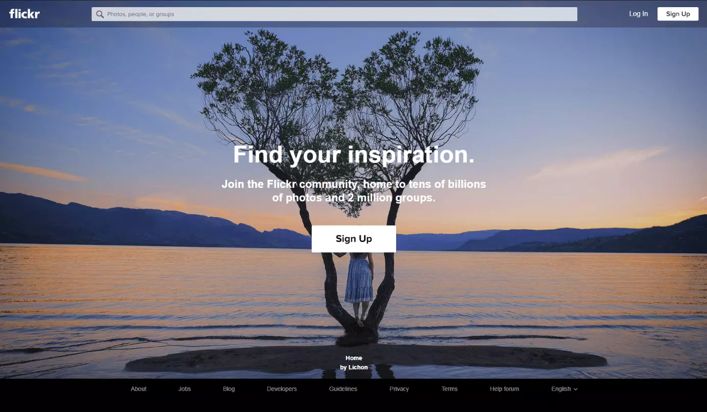 Flickr website