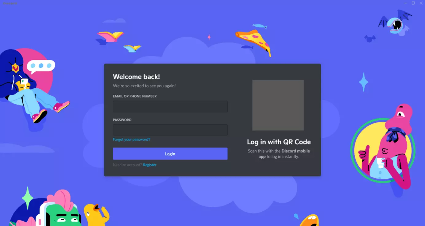 Log into your Discord account