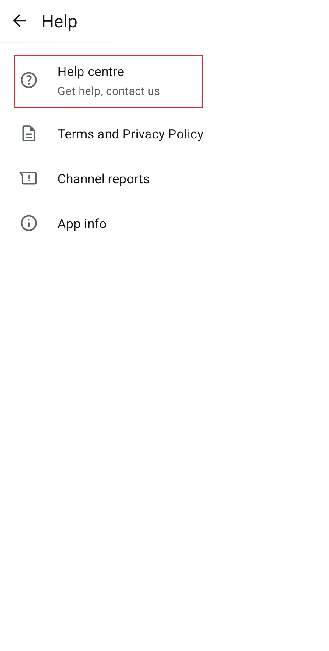 WhatsApp: Help section Image: WhatsApp: Help section