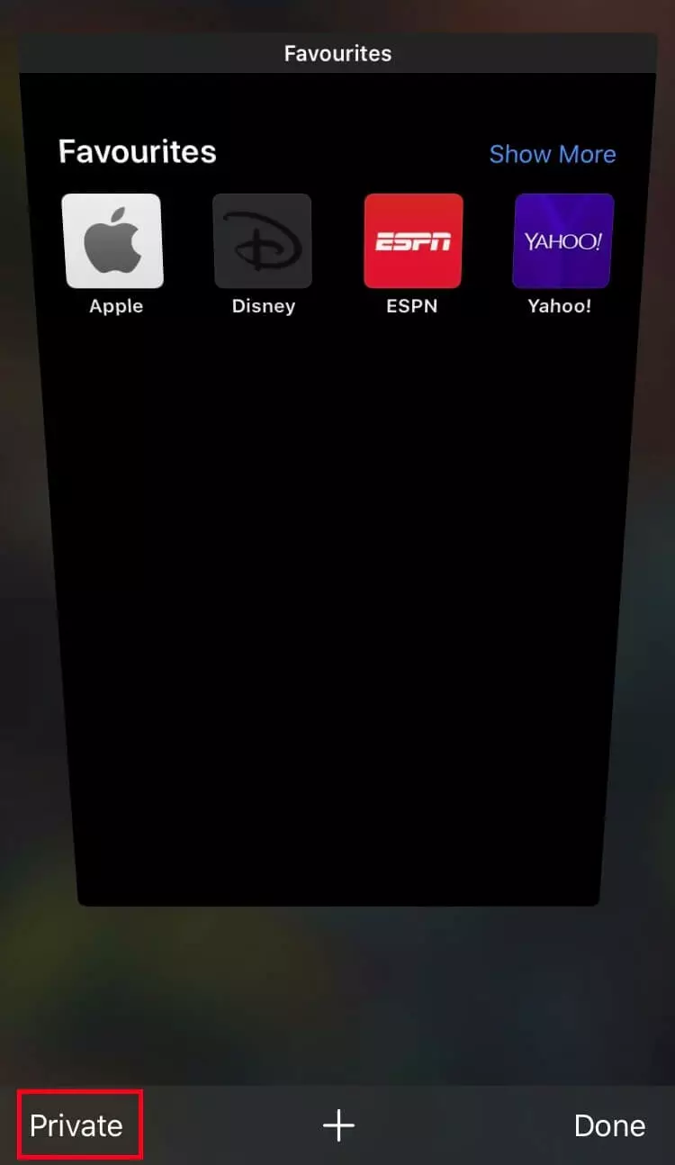 Image: iPhone user interface: setting options