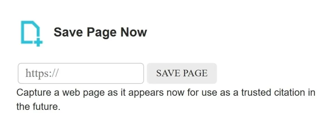 Save your own website Image: Save your own website