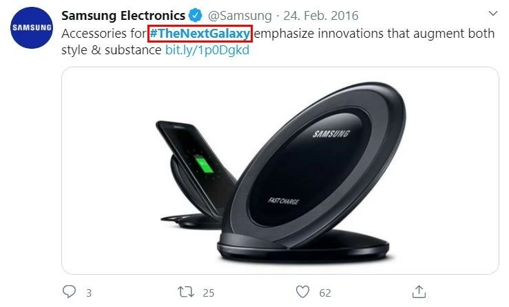 Image: Hashtag marketing: Samsung Electronics on Twitter