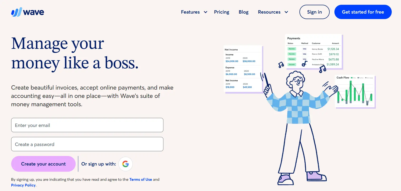 Image: Wave website