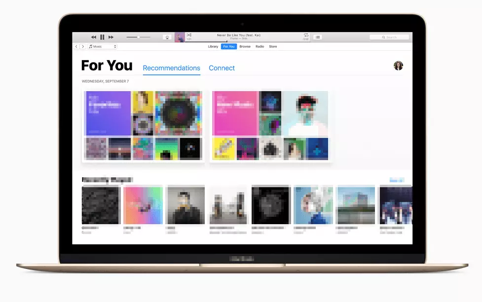 Image: Overview screen of iTunes