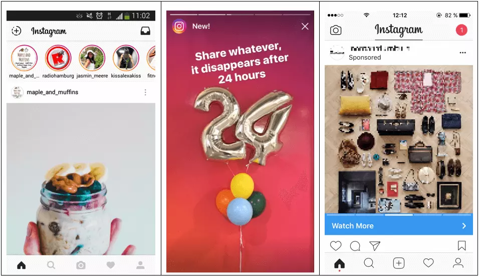 Image: Instagram’s latest feature, Instagram Stories