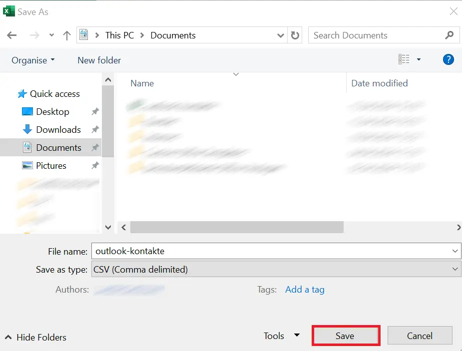 Microsoft 365: Saving a document Image: Microsoft 365: Saving a document