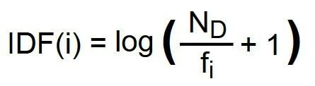 Image: How to determine the Inverse Document Frequency (IDF) value