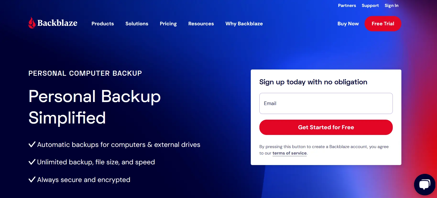 Image: Backblaze website