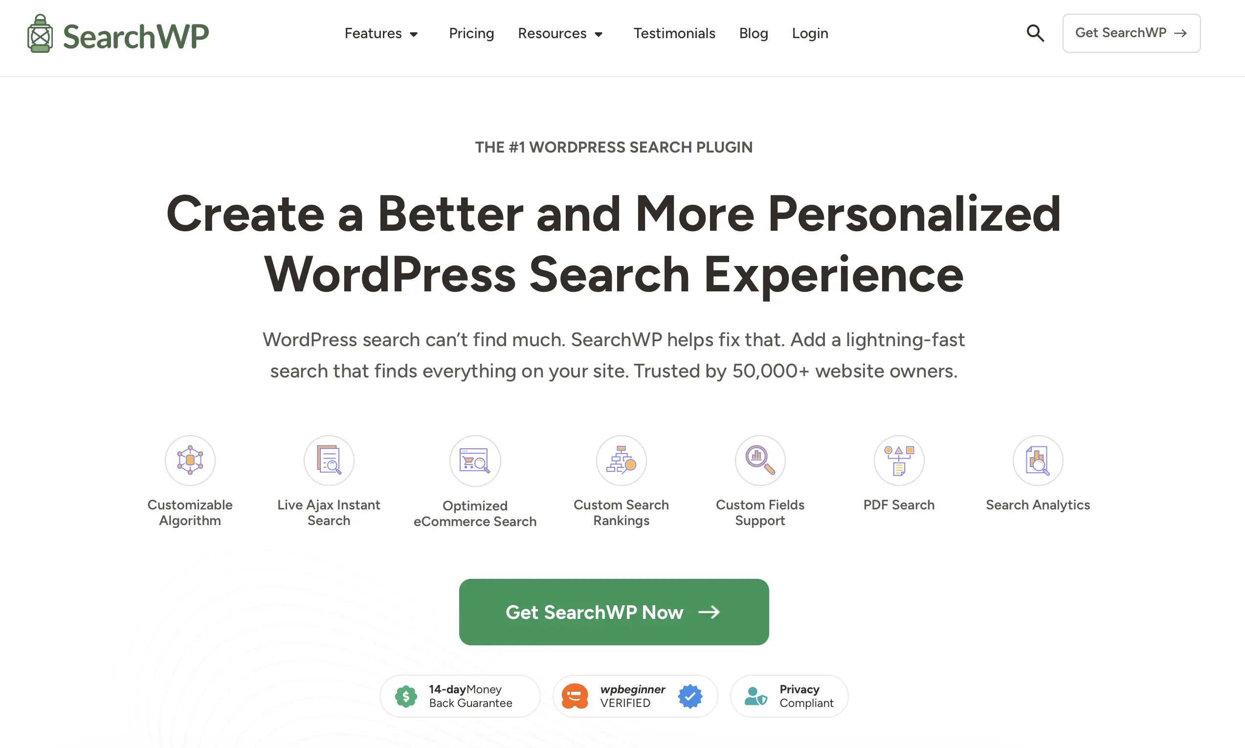 WordPress plugin SearchWP Image: WordPress plugin SearchWP