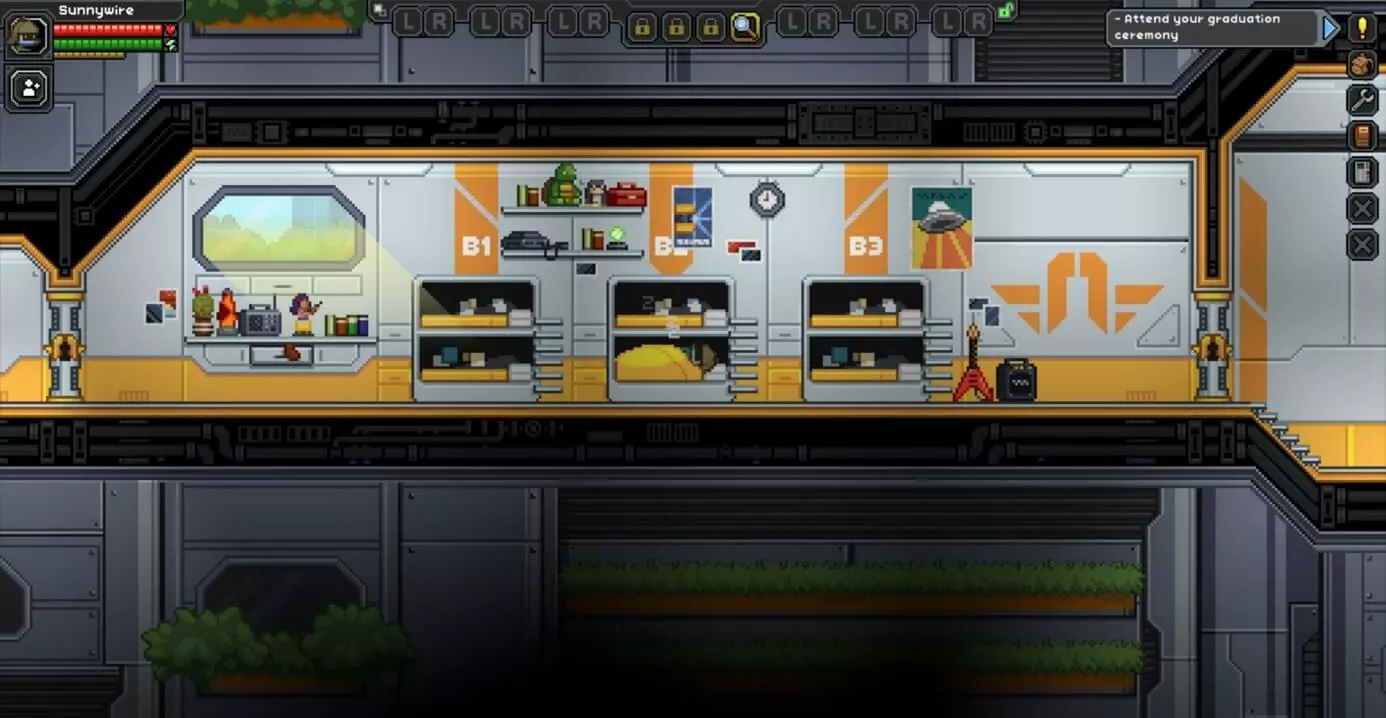Image: In-game view of the indie game Starbound