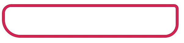 Frame with rounded corners: A different value was defined for each corner Image: Frame with rounded corners: A different value was defined for each corner