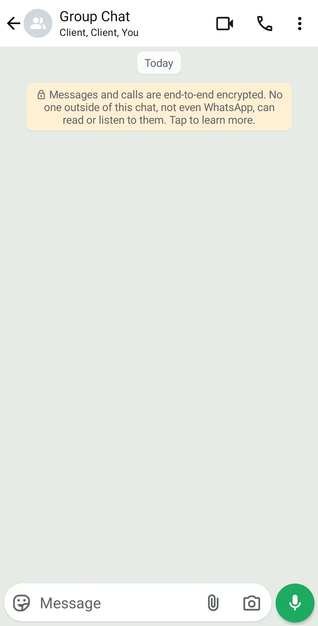 WhatsApp: An open group chat Image: WhatsApp: An open group chat