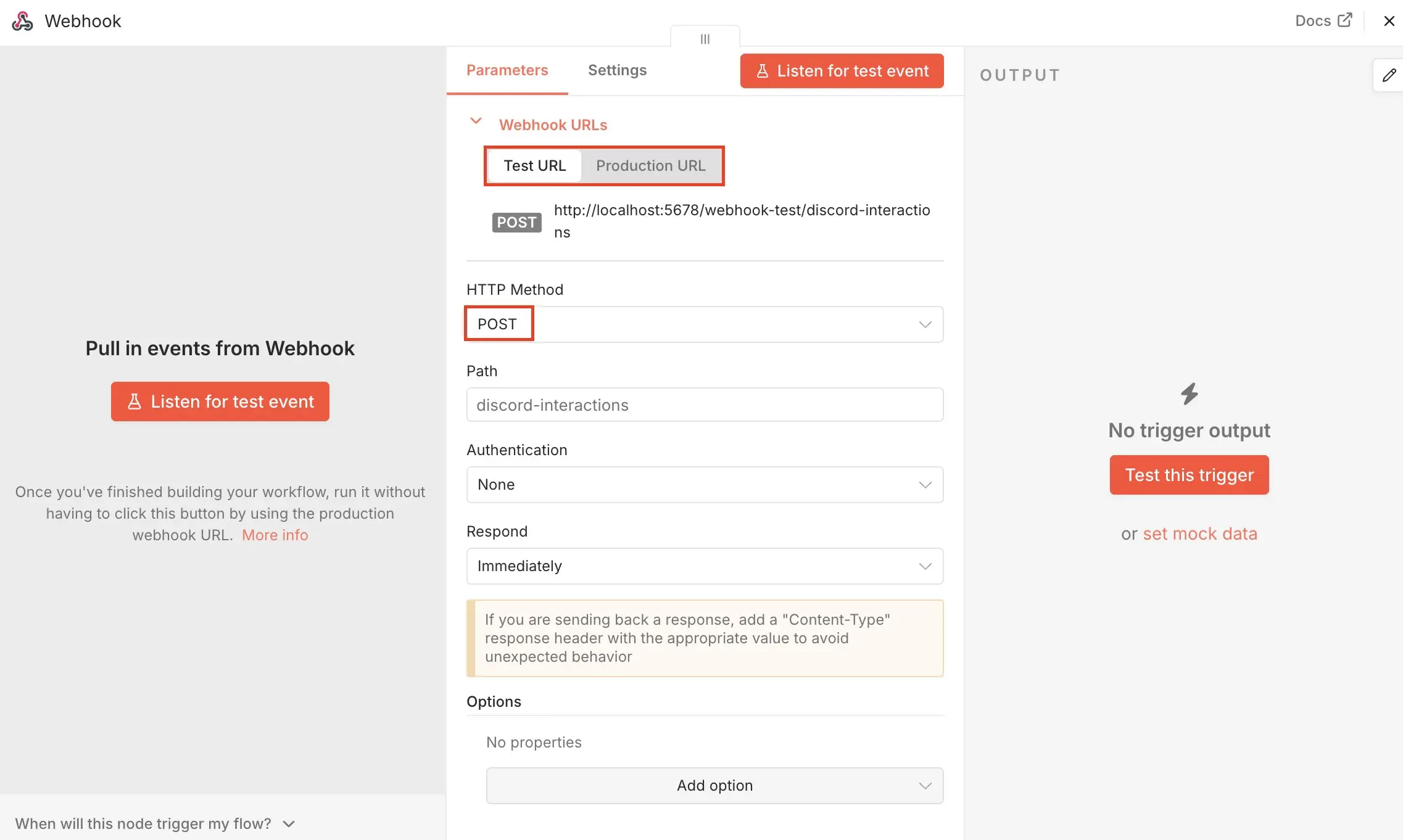 n8n: Webhook POST Image: n8n: Webhook POST