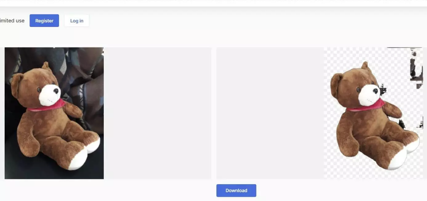 Remove the image background with AI Background Remover from Icons8