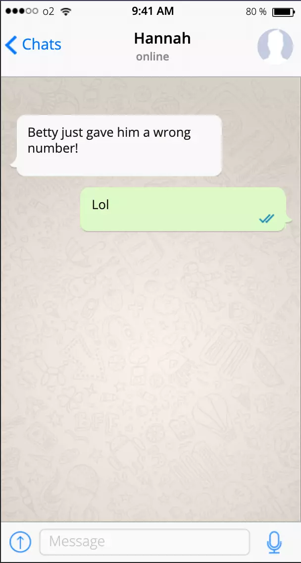 Short chat using lol