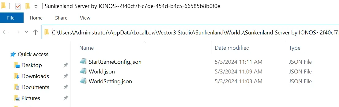 Image: Sunkenland server: Transferred game world