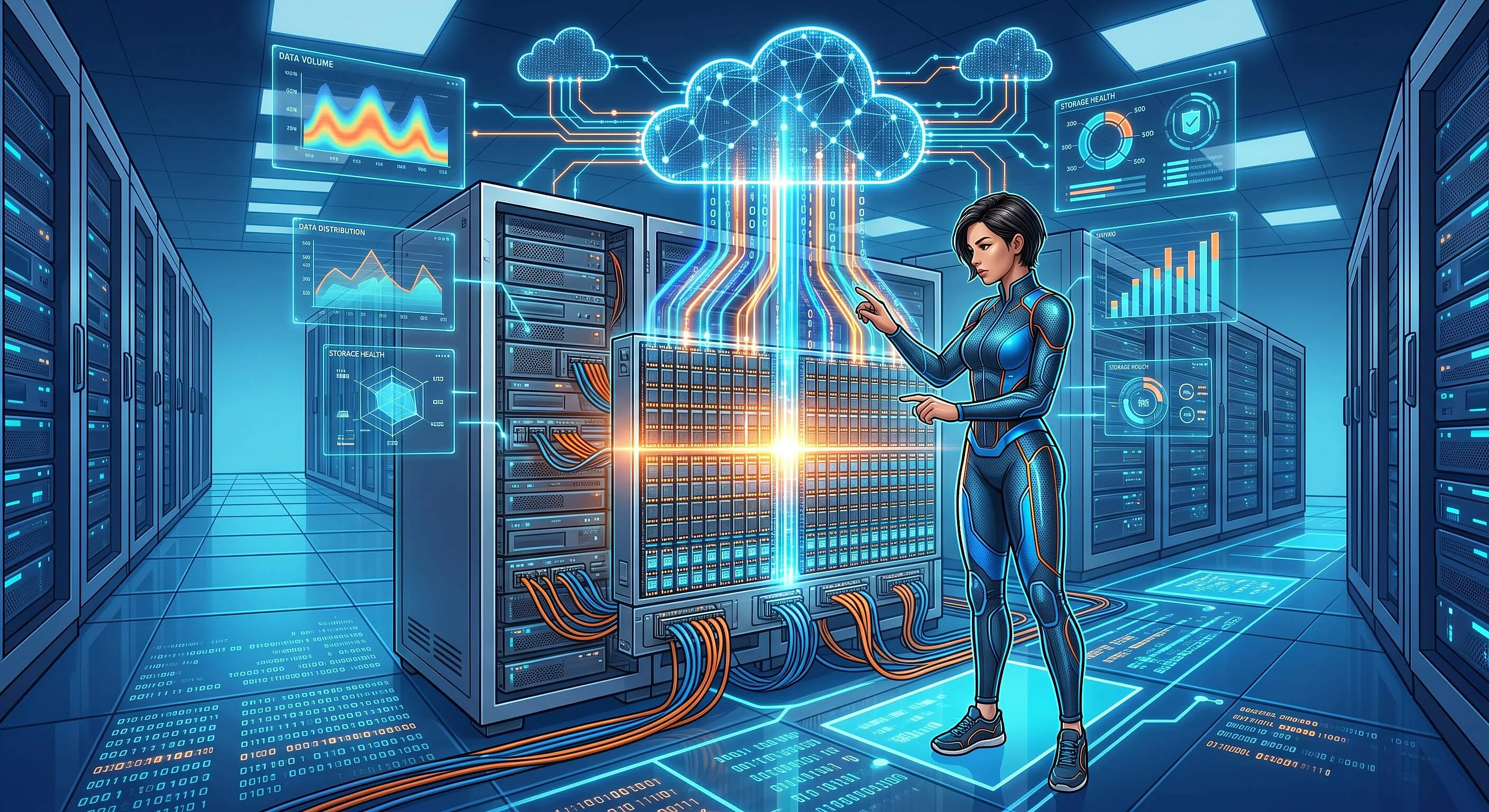 Image: Servers with SSD storage