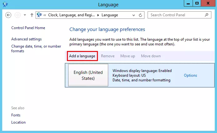 Image: Add a language