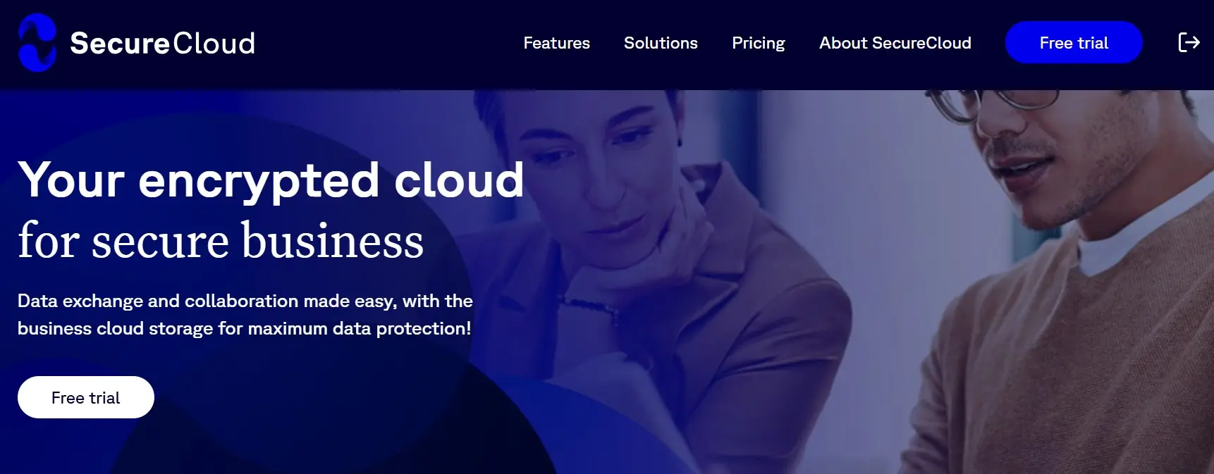 SecureCloud: Web interface Image: SecureCloud: Web interface