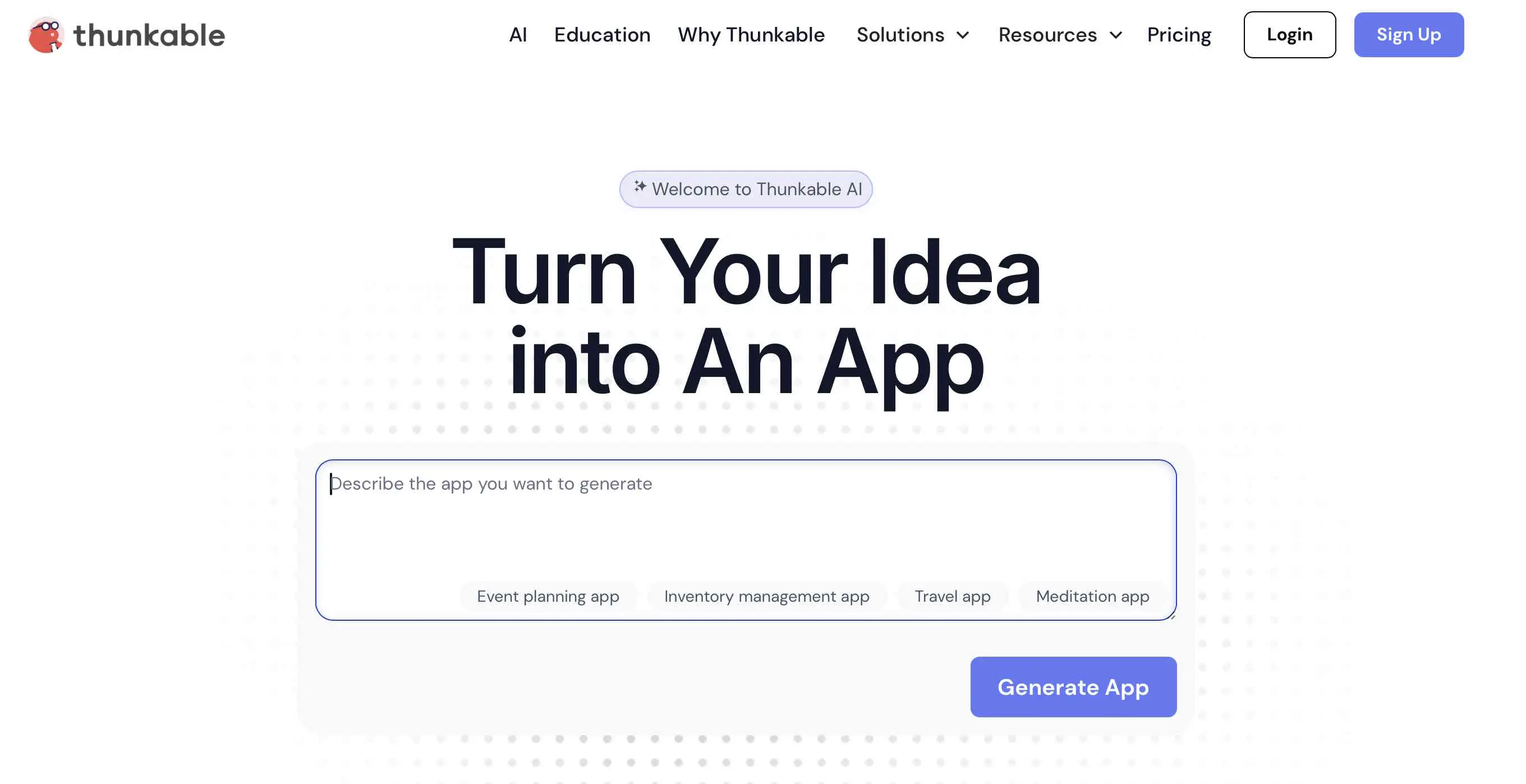 Thunkable website Image: Thunkable website