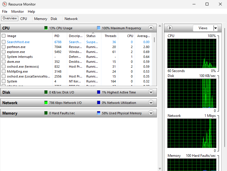 The Microsoft Windows Resource Manager.